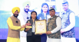 Dr. Thejo Kumari Amudala Honored with Shaheed Bhagat Singh Noble Award for Global Peace and Human Rights Ambassadorship